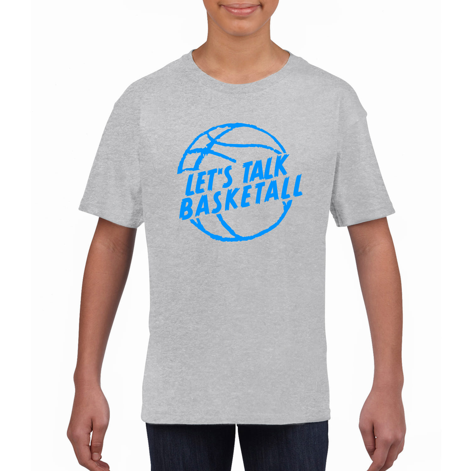 Kinder T-Shirt "Let's talk Basketball"