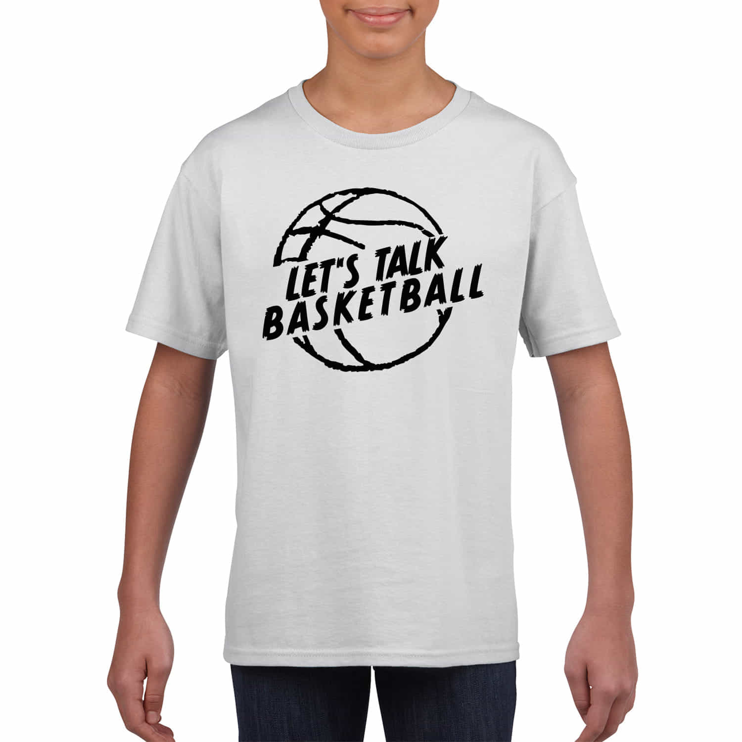 Kinder T-Shirt "Let's talk Basketball"